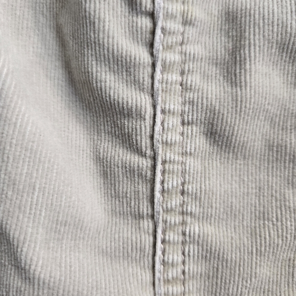 Nautica Jeans Co vintage corduroy 90s y2k zip up jacket beige sz M - Picture 5 of 10
